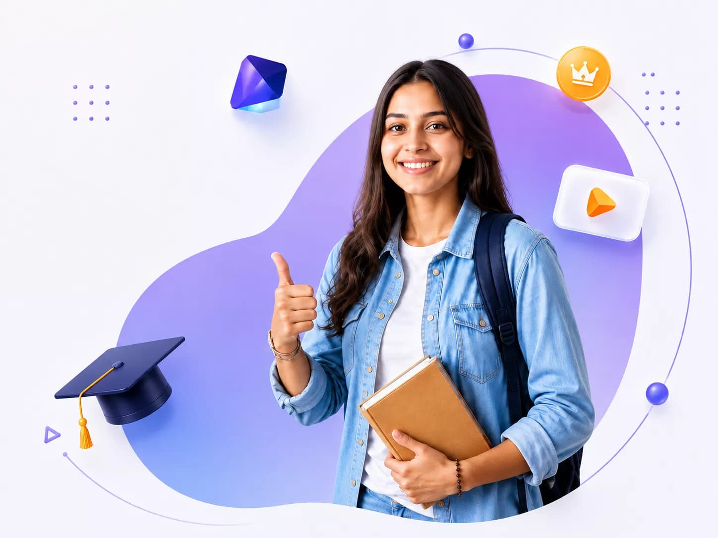 WebSankul student with live class, active student, and success metrics